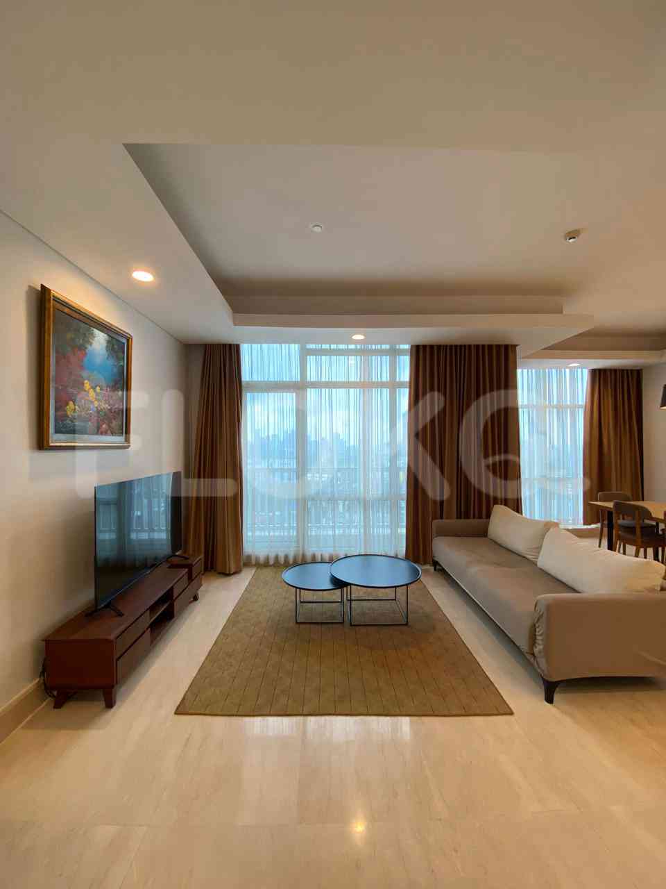 Tipe 3 Kamar Tidur di Lantai 19 untuk disewakan di Oakwood Suites La Maison - fga36a 1