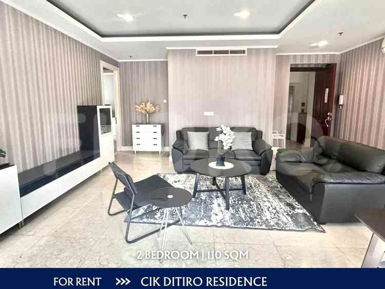 Tipe 2 Kamar Tidur di Lantai 3 untuk disewakan di 1 Cik Ditiro Residence - fme2d1 9