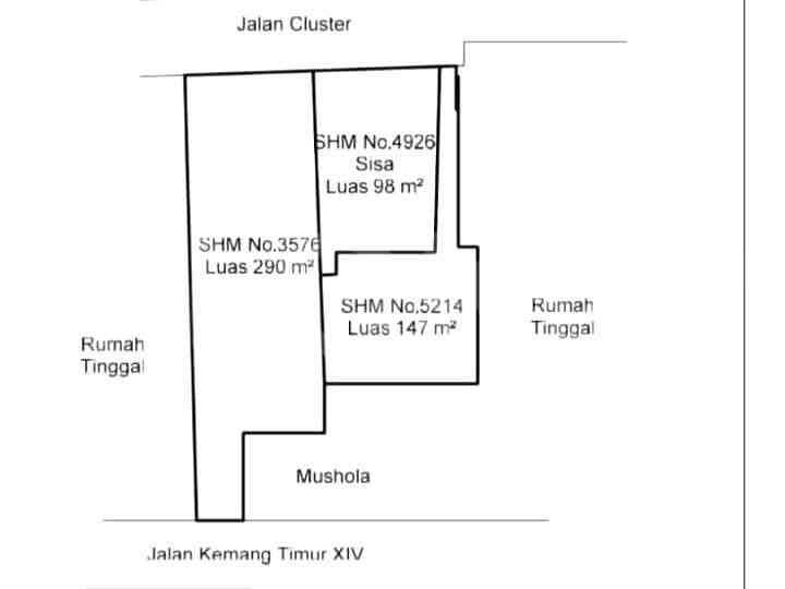 Dijual Rumah 3 BR, Luas 300 m2 di Kemang Timur 14, Kemang 3