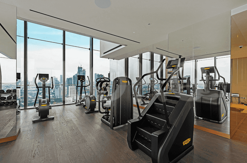 gym the pakubuwono menteng apartemen