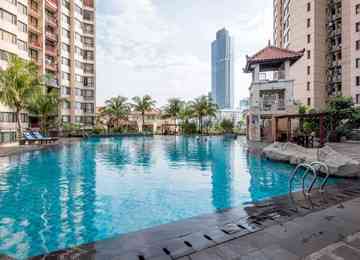 swimming pool taman rasuna apartment