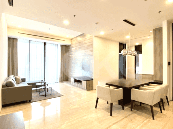 136 sqm, 17th floor, 2 BR apartment for sale in Setiabudi 1