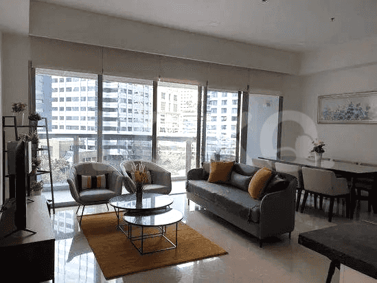 150 sqm, 17th floor, 2 BR apartment for sale in Sudirman 1