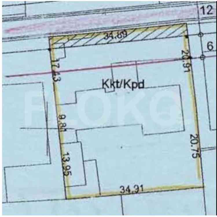 Disewakan Tanah Luas 700 m2 di JL Radio Dalam, Blok M 4