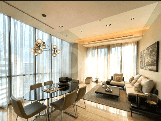 177 sqm, 33rd floor, 3 BR apartment for sale in Setiabudi 1