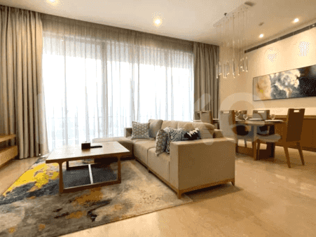 170 sqm, 21st floor, 2 BR apartment for sale in Gandaria 1