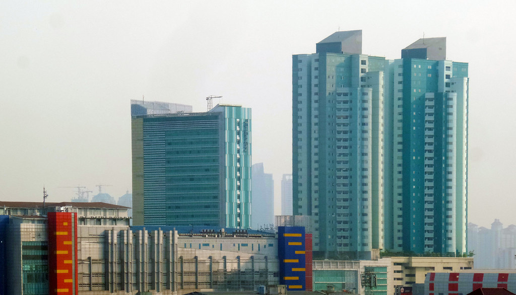 view of Green Central City apartment in West Jakarta