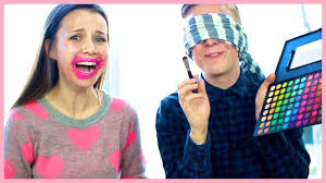 Blindfolded Makeup