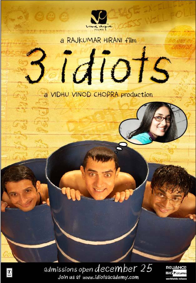 Three Idiots is a movie from India