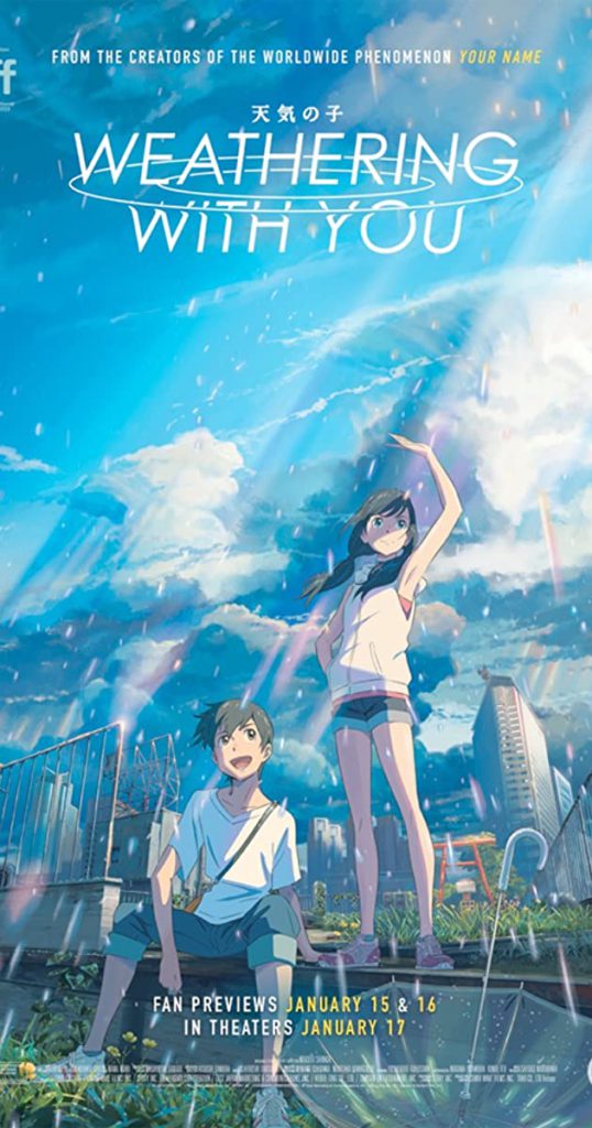 Weathering with You is the best animated movie by Makoto Shinkai