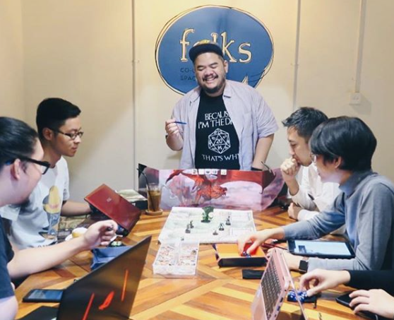 Folk Co-Gaming Space Board Games Cafe jakarta