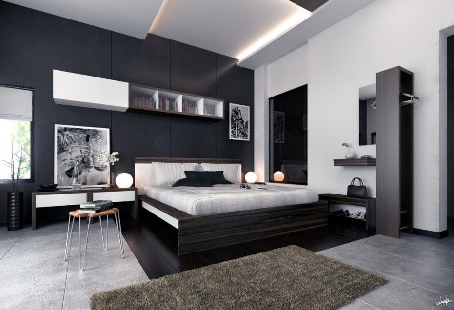 overview inspirasi kamar tidur monochromatic